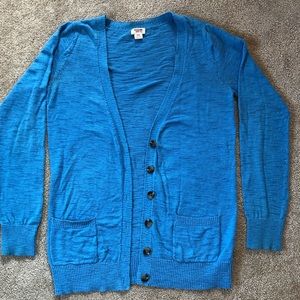 Blue cardigan- size M